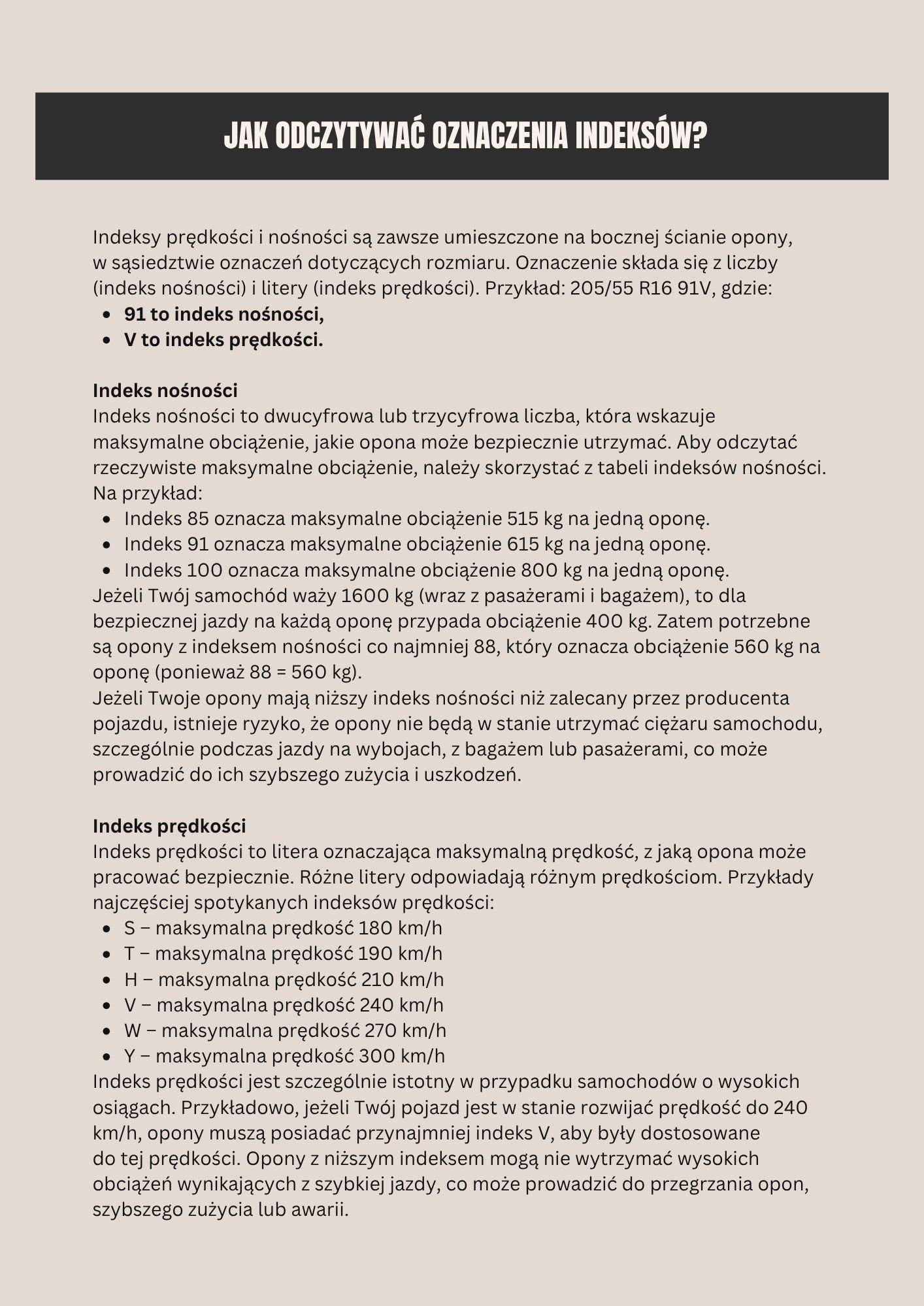 Poradnik Jak dobrać odpowiednie opony do Twojego samochodu? - obrazek 6